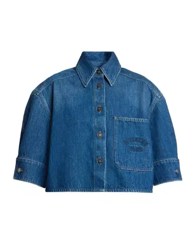 Givenchy Cocoon Short Sleeve Denim Shirt | Thumbnail 1