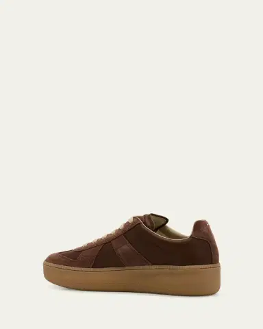 Maison Margiela Replica Mixed Leather Platform Sneakers | Thumbnail 3 Maison Margiela Replica Mixed Leather Platform Sneakers | Thumbnail 3