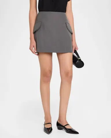 Jil Sander Two Pockets Mini Skirt | Thumbnail 4 Jil Sander Two Pockets Mini Skirt | Thumbnail 4