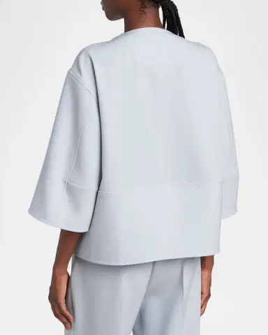 Jil Sander 3/4-Sleeve Zip Jacket | Thumbnail 3