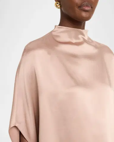 Lapointe Satin Cape Tee | Thumbnail 5