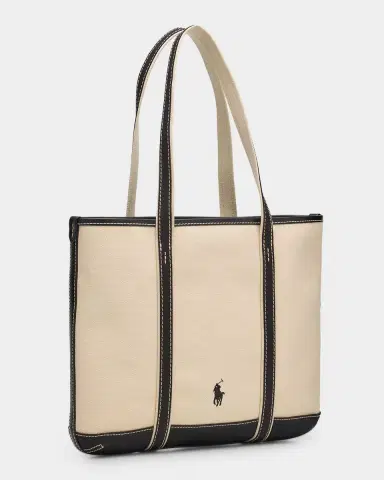 Polo Ralph Lauren Polo Bear Canvas Small Shopper Tote | Thumbnail 3 Polo Ralph Lauren Polo Bear Canvas Small Shopper Tote | Thumbnail 3