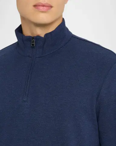 Polo Ralph Lauren Men's Textured Double-Knit Quarter-Zip Sweater | Thumbnail 5 Polo Ralph Lauren Men's Textured Double-Knit Quarter-Zip Sweater | Thumbnail 5