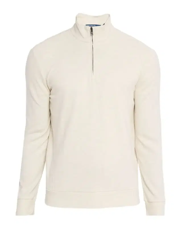 Polo Ralph Lauren Men 's Textured Double-Knit Quarter-Zip Sweater