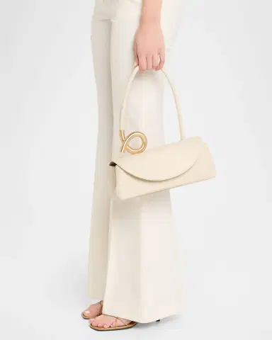 Cult Gaia Azariah Sculptural Twist Leather Shoulder Bag | Thumbnail 3