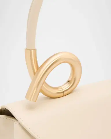 Cult Gaia Azariah Sculptural Twist Leather Shoulder Bag | Thumbnail 7