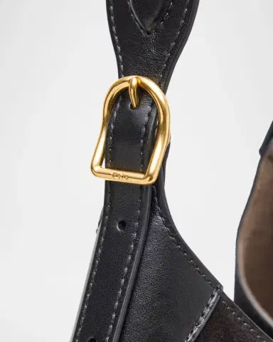Polo Ralph Lauren Polo ID Suede Large Shoulder Bag | Thumbnail 6