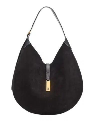 Polo Ralph Lauren Polo ID Suede Large Shoulder Bag | Thumbnail 1