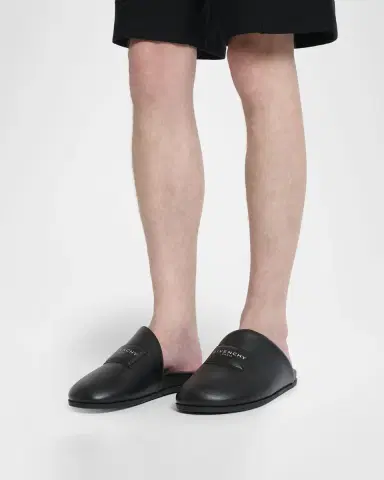 Givenchy Men's Puffy Nappa Leather Mules | Thumbnail 2 Givenchy Men's Puffy Nappa Leather Mules | Thumbnail 2