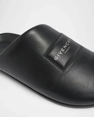 Givenchy Men's Puffy Nappa Leather Mules | Thumbnail 5 Givenchy Men's Puffy Nappa Leather Mules | Thumbnail 5