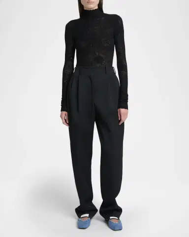Givenchy High Neck Long Sleeve Bodysuit | Thumbnail 2