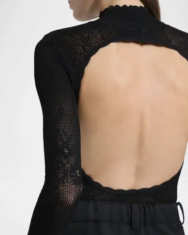Givenchy High Neck Long Sleeve Bodysuit | Thumbnail 5