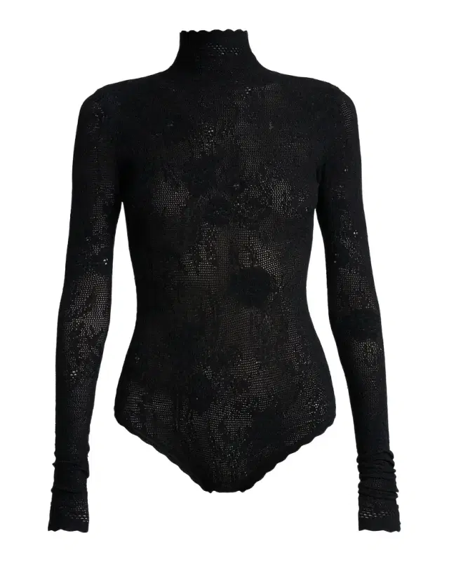 High Neck Long Sleeve Bodysuit