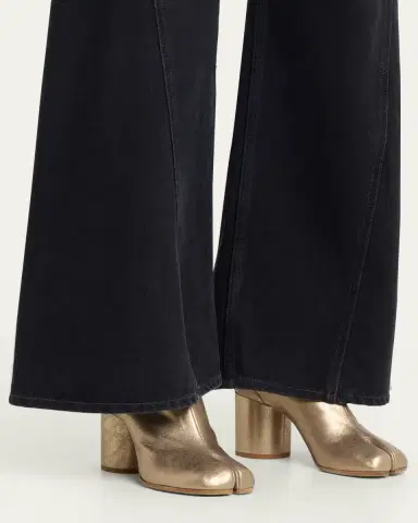 Maison Margiela 80mm Tabi Metallic Leather Split-Toe Ankle Boots | Thumbnail 2 Maison Margiela 80mm Tabi Metallic Leather Split-Toe Ankle Boots | Thumbnail 2