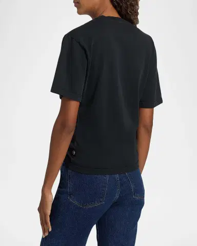 AREA Crystal Bow Short-Sleeve T-Shirt | Thumbnail 5