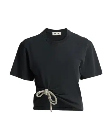 AREA Crystal Bow Short-Sleeve T-Shirt | Thumbnail 1