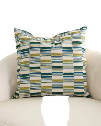 D.V. KAP Home Aptitude Embroidered Pillow, 24" Square | Thumbnail 1