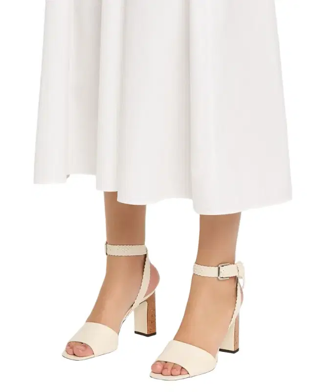 Rori 85 Leather Braided-Strap Sandals