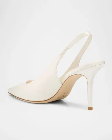 Jimmy Choo Love 85 Satin Slingback Pumps | Thumbnail 3