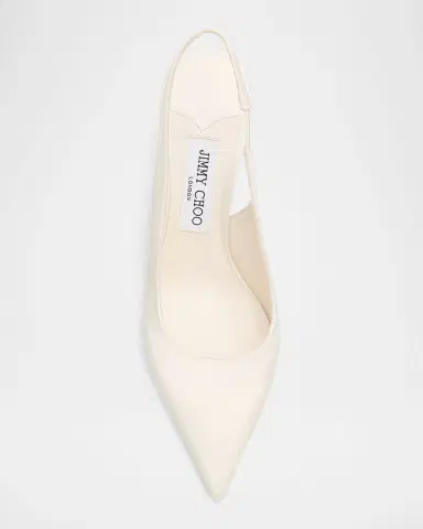 Jimmy Choo Love 85 Satin Slingback Pumps | Thumbnail 5