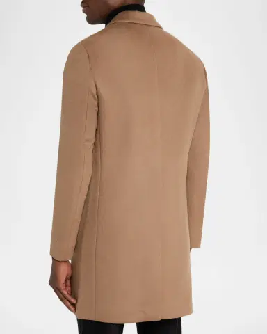 Reiss Men's Wool-Blend Gable Topcoat | Thumbnail 3 Reiss Men's Wool-Blend Gable Topcoat | Thumbnail 3