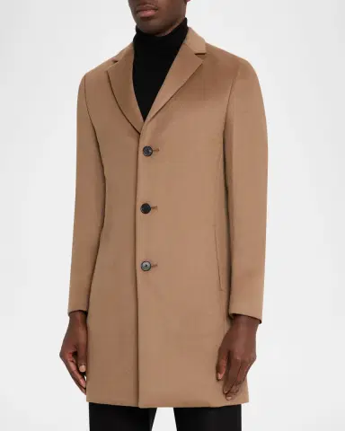 Reiss Men's Wool-Blend Gable Topcoat | Thumbnail 4 Reiss Men's Wool-Blend Gable Topcoat | Thumbnail 4