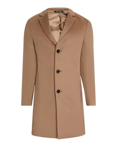 Reiss Men's Wool-Blend Gable Topcoat | Thumbnail 1 Reiss Men's Wool-Blend Gable Topcoat | Thumbnail 1