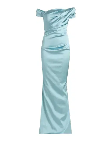 Talbot Runhof Draped Satin Duchesse Off-The-Shoulder Mermaid Gown | Thumbnail 1 Talbot Runhof Draped Satin Duchesse Off-The-Shoulder Mermaid Gown | Thumbnail 1