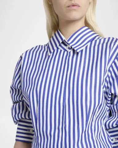 Givenchy Open Back Striped Poplin Shirt | Thumbnail 5