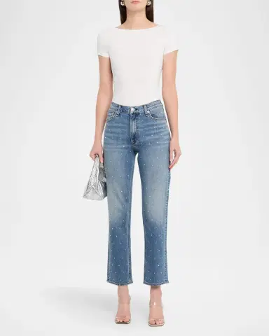 rag & bone Harlow Ankle Straight Jeans | Thumbnail 2 rag & bone Harlow Ankle Straight Jeans | Thumbnail 2