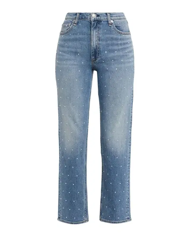 Rag & Bone Harlow Ankle Straight Jeans