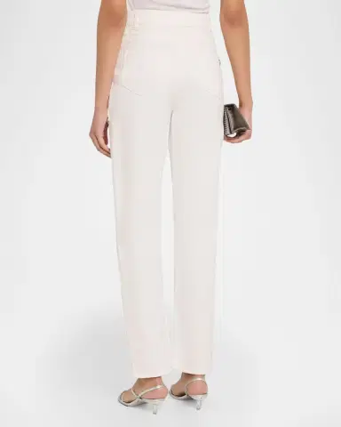 AREA Crystal Fray Slim-Leg Jeans | Thumbnail 3