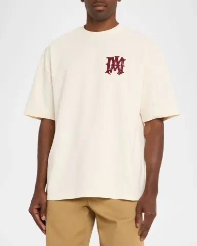 Amiri Men 's  Hollywood Applique Cotton T-Shirt | Thumbnail 4