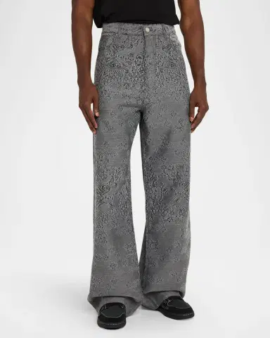 Amiri Men's MA Quad Jacquard Five-Pocket Pants | Thumbnail 4