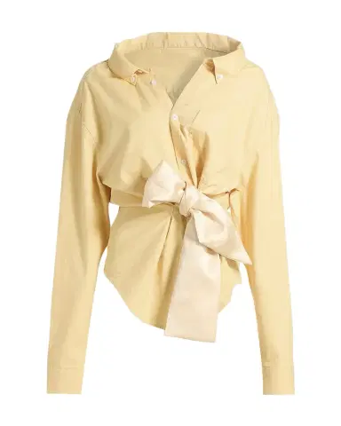 AREA Satin Knot Oxford Button-Down Shirt | Thumbnail 1