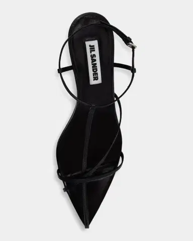 Jil Sander 65mm Leather Crisscross Ankle-Strap Sandals | Thumbnail 3 Jil Sander 65mm Leather Crisscross Ankle-Strap Sandals | Thumbnail 3