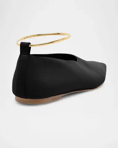 Jil Sander Ring Leather Ballerina Flats | Thumbnail 4 Jil Sander Ring Leather Ballerina Flats | Thumbnail 4
