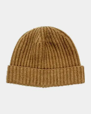 Bergdorf Goodman Men's Rib-Knit Cashmere Beanie Hat | Thumbnail 2