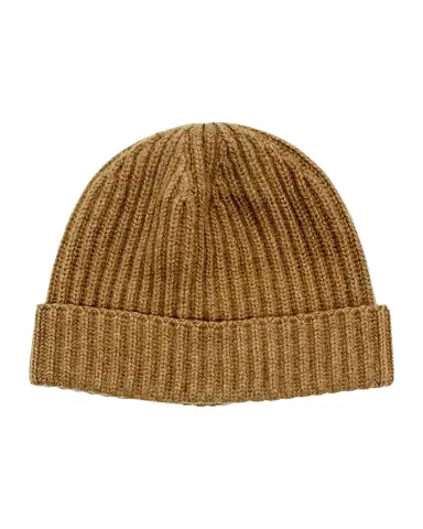 Bergdorf Goodman Men's Rib-Knit Cashmere Beanie Hat | Thumbnail 1