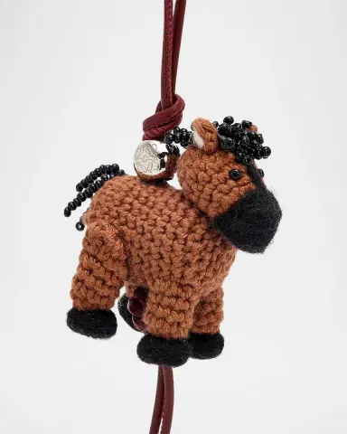 Loewe Wool Felt Horse Bag Charm | Thumbnail 2 Loewe Wool Felt Horse Bag Charm | Thumbnail 2