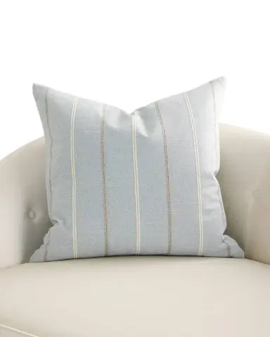 D.V. KAP Home Greenwich Striped Pillow, 24" Square | Thumbnail 1 D.V. KAP Home Greenwich Striped Pillow, 24" Square | Thumbnail 1