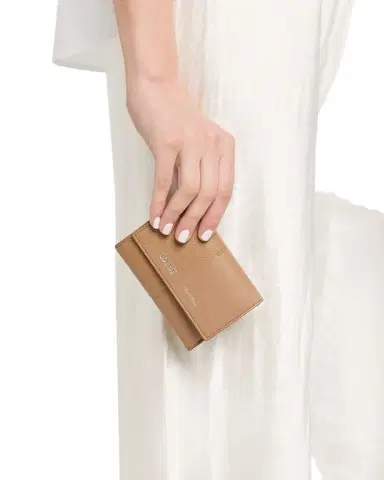 Loewe Duet Small Vertical Leather Wallet | Thumbnail 1 Loewe Duet Small Vertical Leather Wallet | Thumbnail 1