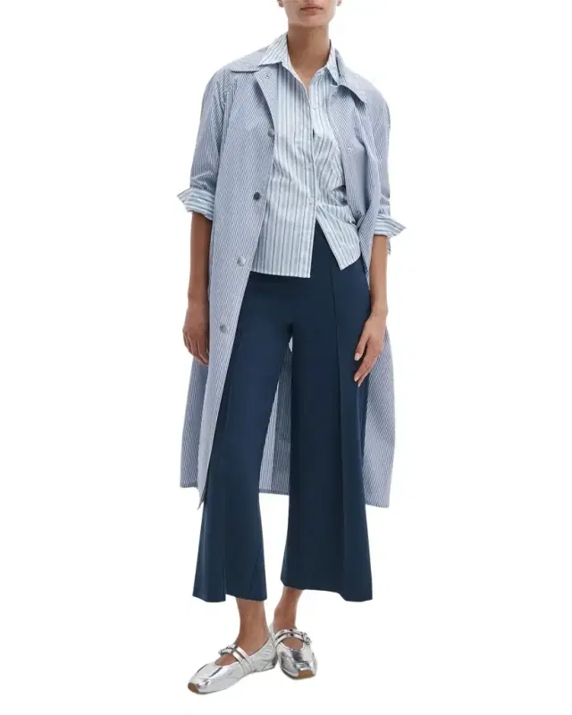 Irina Cropped Wide-Leg Trousers