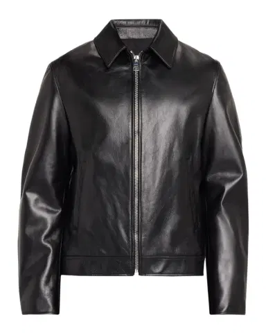 Givenchy Men's Leather Full-Zip Biker Jacket | Thumbnail 1 Givenchy Men's Leather Full-Zip Biker Jacket | Thumbnail 1