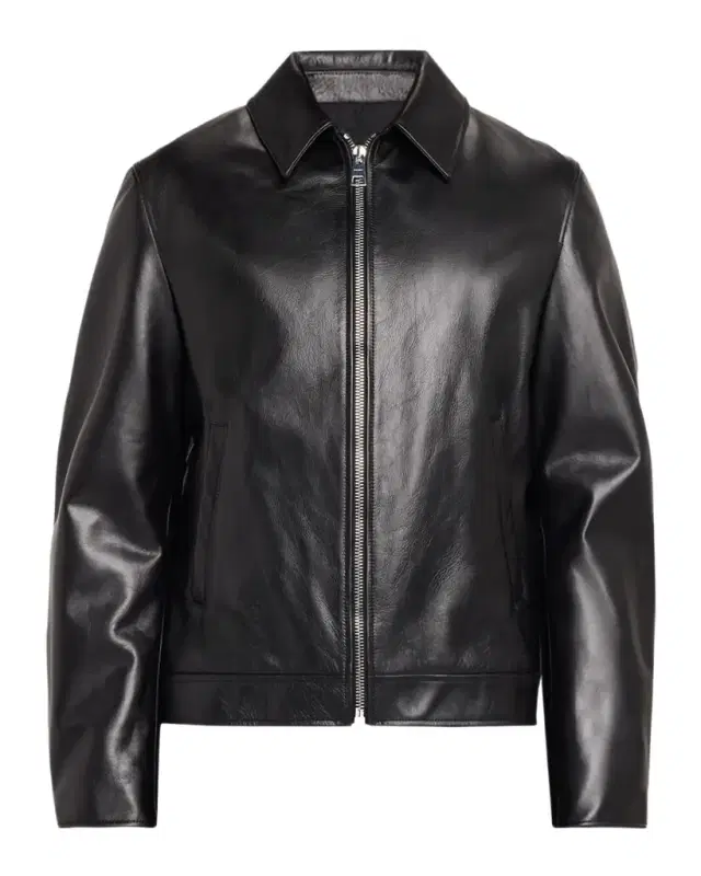 Givenchy Men 's Leather Full-Zip Biker Jacket