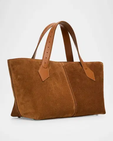 Proenza Schouler Chelsea East-West Suede Tote Bag | Thumbnail 3 Proenza Schouler Chelsea East-West Suede Tote Bag | Thumbnail 3