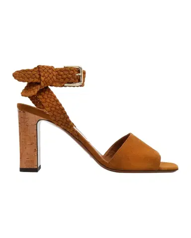 Jimmy Choo Rori 85 Suede Braided-Strap Sandals | Thumbnail 1
