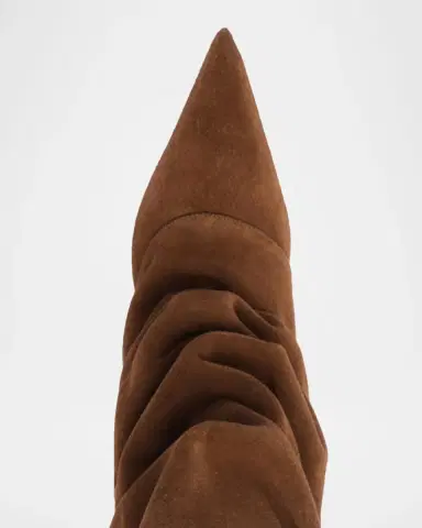 Schutz Mikki Up Cloak Draped Suede Knee-High Boot | Thumbnail 5 Schutz Mikki Up Cloak Draped Suede Knee-High Boot | Thumbnail 5