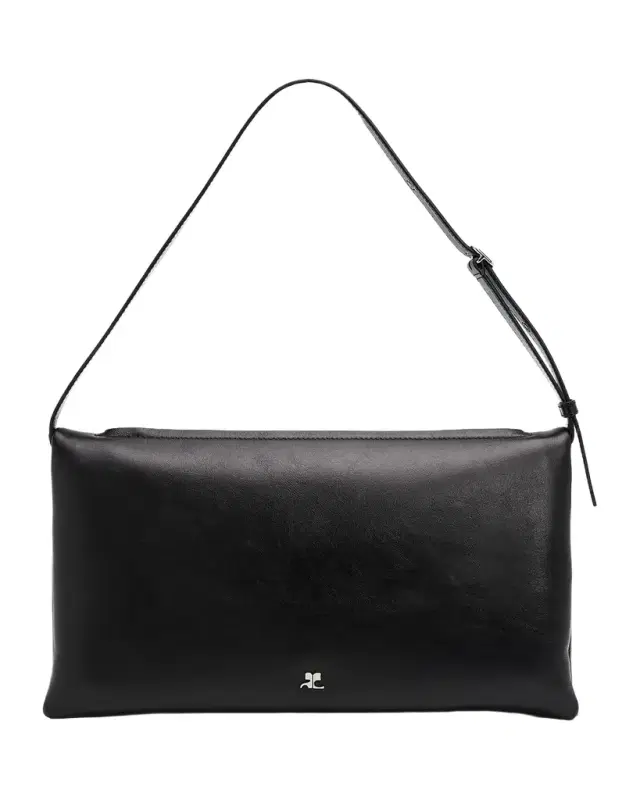 Courreges Cuff Slim Leather Shoulder Bag