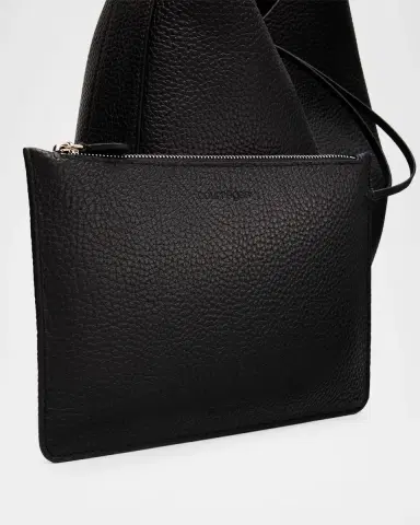Courrèges Holy Grained Leather Hobo Bag | Thumbnail 5 Courrèges Holy Grained Leather Hobo Bag | Thumbnail 5